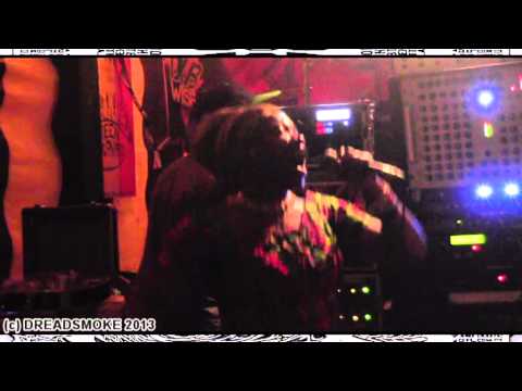 YOUNG WARRIOR ft sista zakeyah (uk) - charge down di wicked babylon  pt10 @ irie vibes 26 -07 -2013