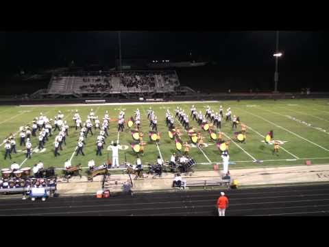 2010 Briar Woods Falconaires Halftime show 9-11-2010
