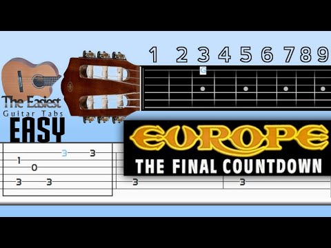 Europe - The Final Countdown Guitar Tab