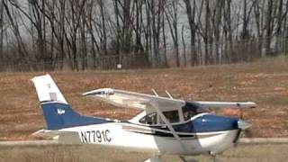 preview picture of video 'Fred Rohlfing Perfect Landing and Takeoff in Cessna 182 Aircraft at KFWB Branson West MO'