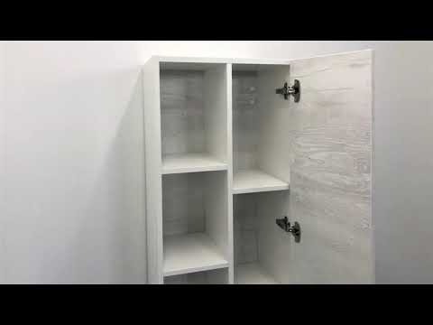 Обзор мебели для ванной комнаты Комфорти Турин 75 дуб белый