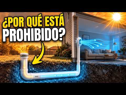 Entierra Esta TUBERÍA DE PVC de $40 y Obtén Aire a 62°F Todo el Verano (¡SIN AC!!)