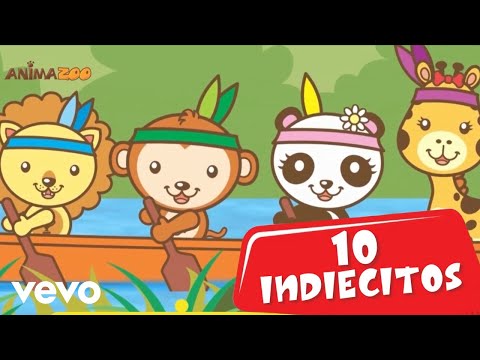 10 Indiecitos (aprende a contar hasta 10) ♫ Animazoo Canciones Infantiles para Aprender y Jugar
