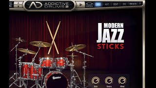 Video thumbnail for Addictive Drums 2 - Modern Jazz Sticks DEMO presets w/ Roland TD25 (all playing NO talking) by David Adrián