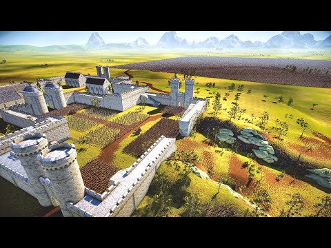Roman Legion in Stone Fortress vs 1 Million Zombies - UEBS 2