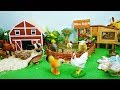 Nombre De Los Sonidos Delos Animales Y Alimentos Juguetes De Animales En La Granja BiBon KidsTV