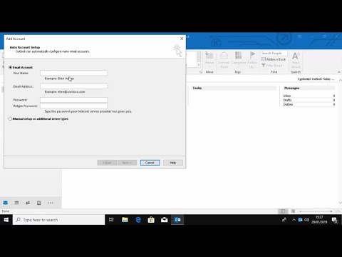 Make Outlook use the old Email setup wizard