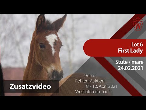 35. Westf.Online Auktion 2nd Chance - Zusatzvideo Lot 15 First Lady Stute v. Fusionist-Don Crusador