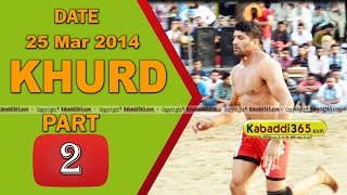 Khurd (Sangrur) Kabaddi Tournament 25 Mar 2014 Part1 By Kabaddi365.com