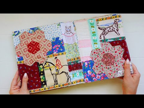  my new journal  with TUTORIAL Felt Fabric Journal Cover DIY