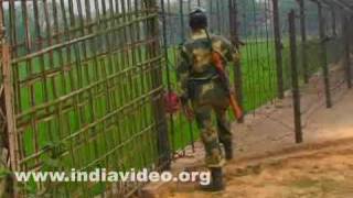 Tripura - Bangladesh border fence