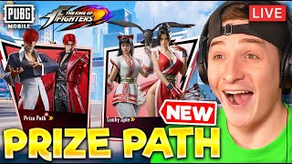 🔴 MAXING NEW KING OF FIGHTERS PRIZE PATH & LUCKY SPIN! PUBG MOBILE