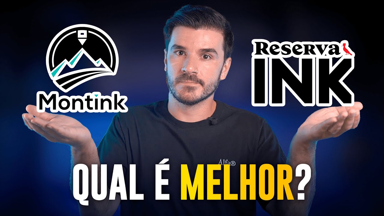 Reserva Ink ou Montink - QUAL É A MELHOR PLATAFORMA para Print On Demand?