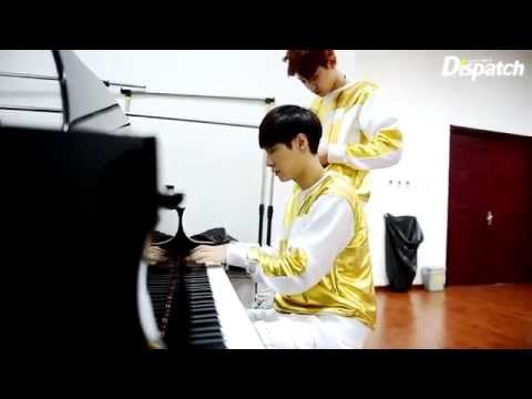 140410 EXO Lay Play Piano - Star Cast