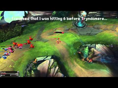 Riven outplays Tryndamere at Level 6