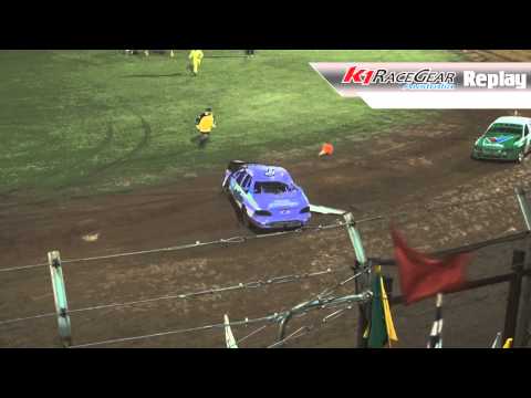 Street Stocks: Trent Langley Rollover - Kingaroy Speedway