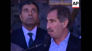 Workers uncover well-preserved mosaic face at former cathedral