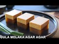 Gula Melaka Agar Agar | Refreshing Palm Sugar Coconut Milk Jelly Dessert
