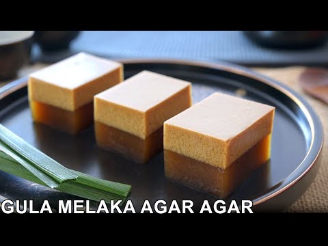 Gula Melaka Agar Agar | Refreshing Palm Sugar Coconut Milk Jelly Dessert