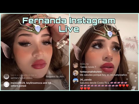 Fernanda iamferv Instagram Live [6/22/2021]