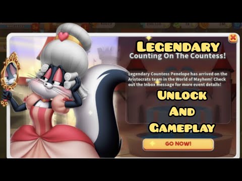 Looney tunes world of mayhem Countess Penelope Unlock and Gameplay || New toon