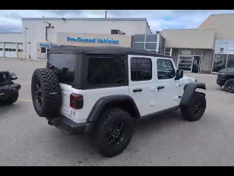 2026 Jeep Wrangler in White for sale at Kitchener Chrysler Dodge Jeep Ram in Kitchener, ON