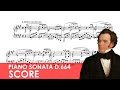 SCHUBERT Piano Sonata No. 13 in A major (Op. 120 / D.664) Score