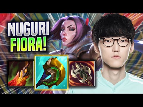 NUGURI IS SO GOOD WITH FIORA! - DK Nuguri Plays Fiora TOP vs Sejuani! | Season 2022