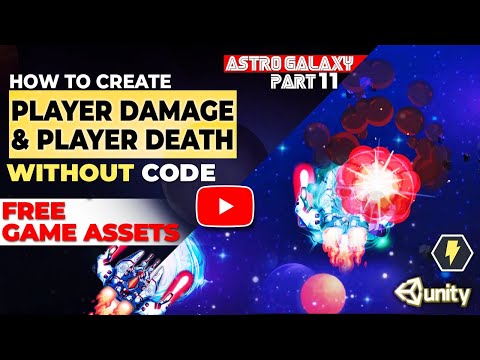 How to Damage the Player Health WITHOUT CODE - [Unity Bolt Tutorial] - AG Part 11