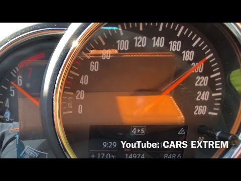 2019 Mini One 3 Door 102 hp 6-Speed Manual Transmission | 0-200 km/h Acceleration on German Autobahn