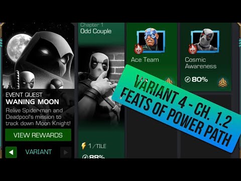 Variant #4 Ch. 1.2 - vs Domino, Redskull, Hela, Thor Ragnarok, King Groot, Deadpool X Force | MCOC