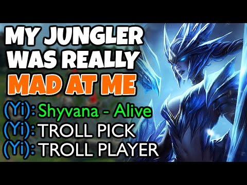 My jungler was NOT HAPPY about AP Shyvana Mid. I carried him anyways. | 13.7 - League of Legends