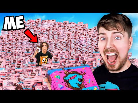 I Bought 10,000 MrBeast Chocolate Bars!
