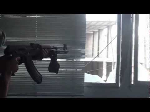 استهداف مبنى قيادة الشرطة من قبل كتيبة ذو النورين في مدينة حمص