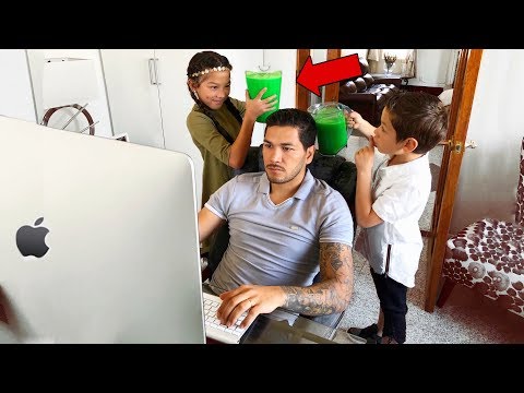 SLIME PRANK IN MY DAD'S OFFICE!! | Familia Diamond Video