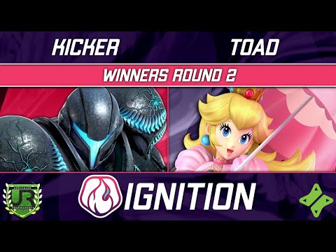 Ignition 267 WINNERS ROUND 2 - Kicker (Dark Samus) vs Toad (Peach)
