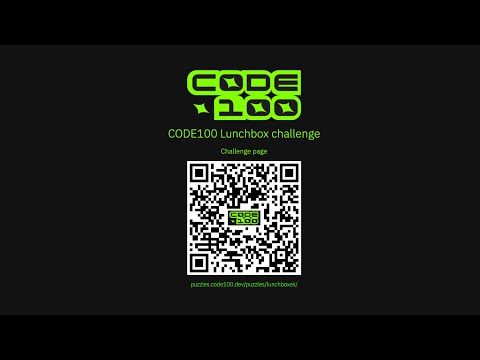 CODE100 Challenge Lunchboxes Solution