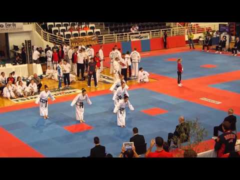 Ukraine v Russia - Female Team Pattern Semi Final