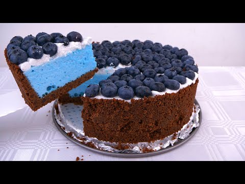 Nejjednodušší borůvkový koláč na světě! Hotový za 10 minut, bez trouby