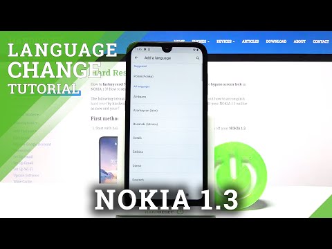How to Change Language in Nokia 1.3 – Set Another Language