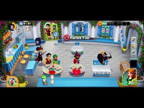 Diner Dash Adventures- August 2022 Big Fat Greek Cafe gameplay