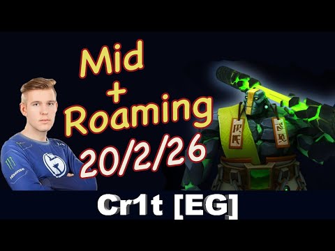 Crit - EARTH SPIRIT ROAMING | Dota 2 EARTH SPIRIT SUPPORT 4 | EARTH SPIRIT ROAMER 7.24