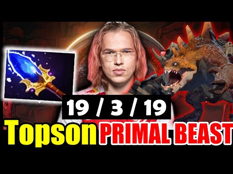 Topson God!!Incredible gameplay with Primal Beast
