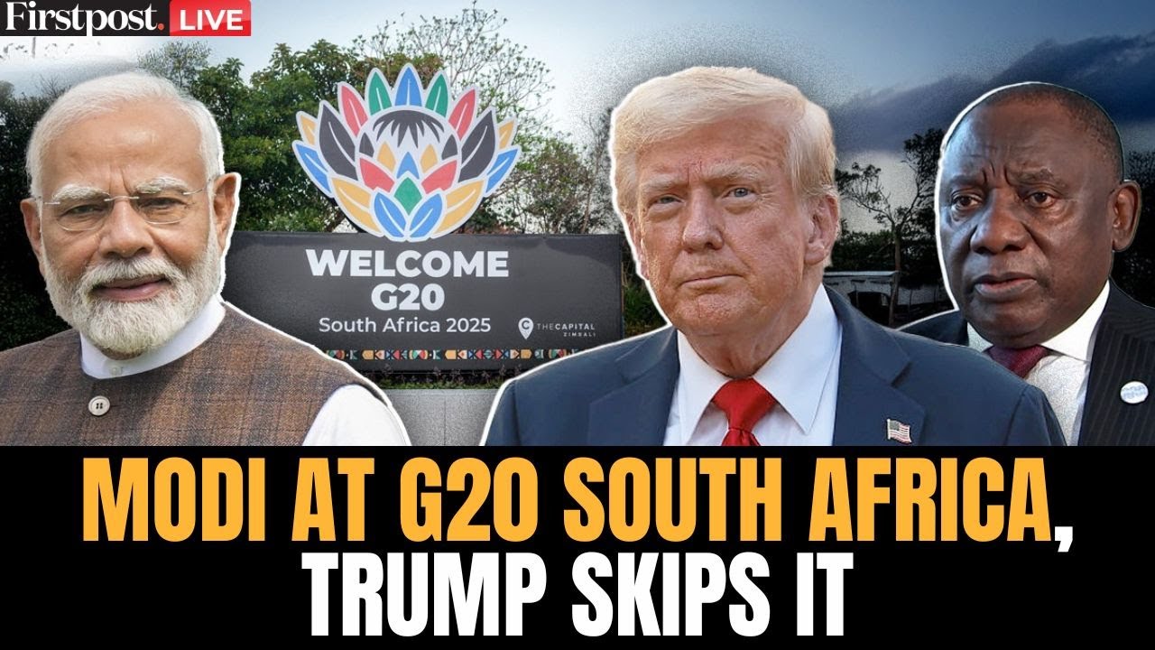 G20 Summit South Africa LIVE: G20 Summit Begins With PM Modi & Other Leaders Amid Trump Boycott