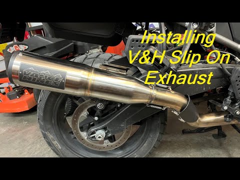 Vance & Hines Exhaust on Pan America and Test Ride with Exhaust Clip