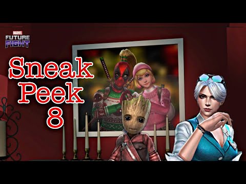 GROOT & WHITE FOX JOINED HOLIDAY PARTY - MARVEL FUTURE FIGHT