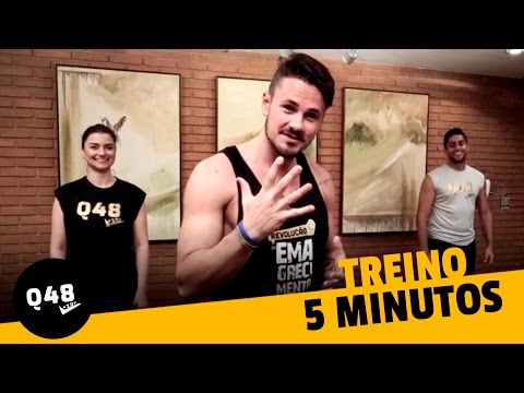 Treino de 5 minutos para chapar a barriga I Queima de 48 Horas Vinícius Possebon