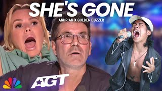 A very extraordinary voice on the world&#39;s biggest stage singing the song She&#39;s Gone | American 2023