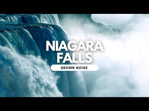 LARGE WATERFALL | 10 HOURS | Niagara, Relaxing Sounds, Natural Brown Noise