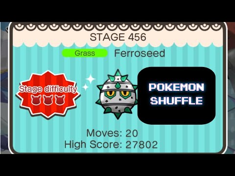 Pokemon Shuffle 456 Ferroseed